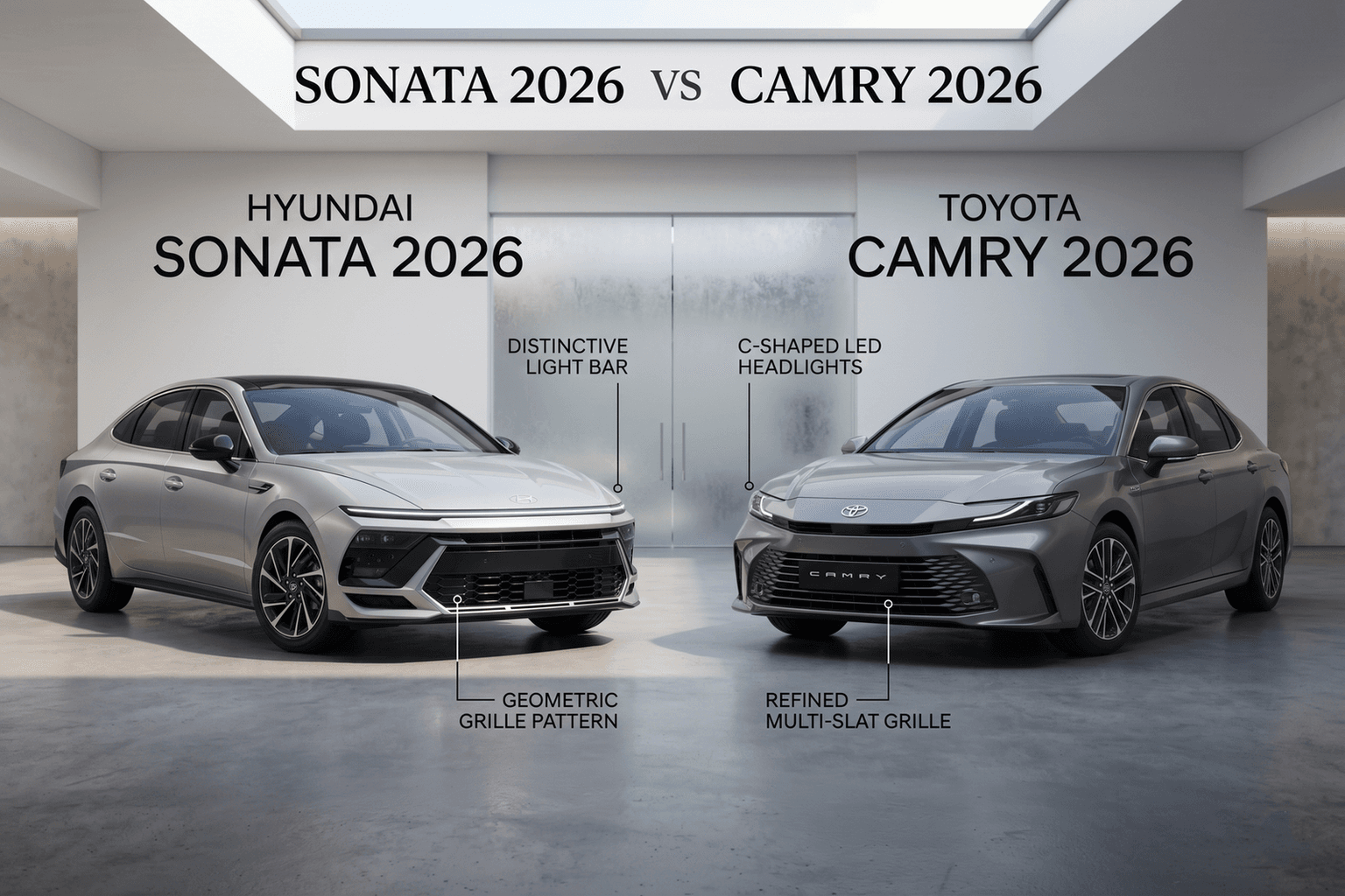 Toyota Camry vs Hyundai Sonata 2026: Which Sedan Wins in Saudi Arabia?