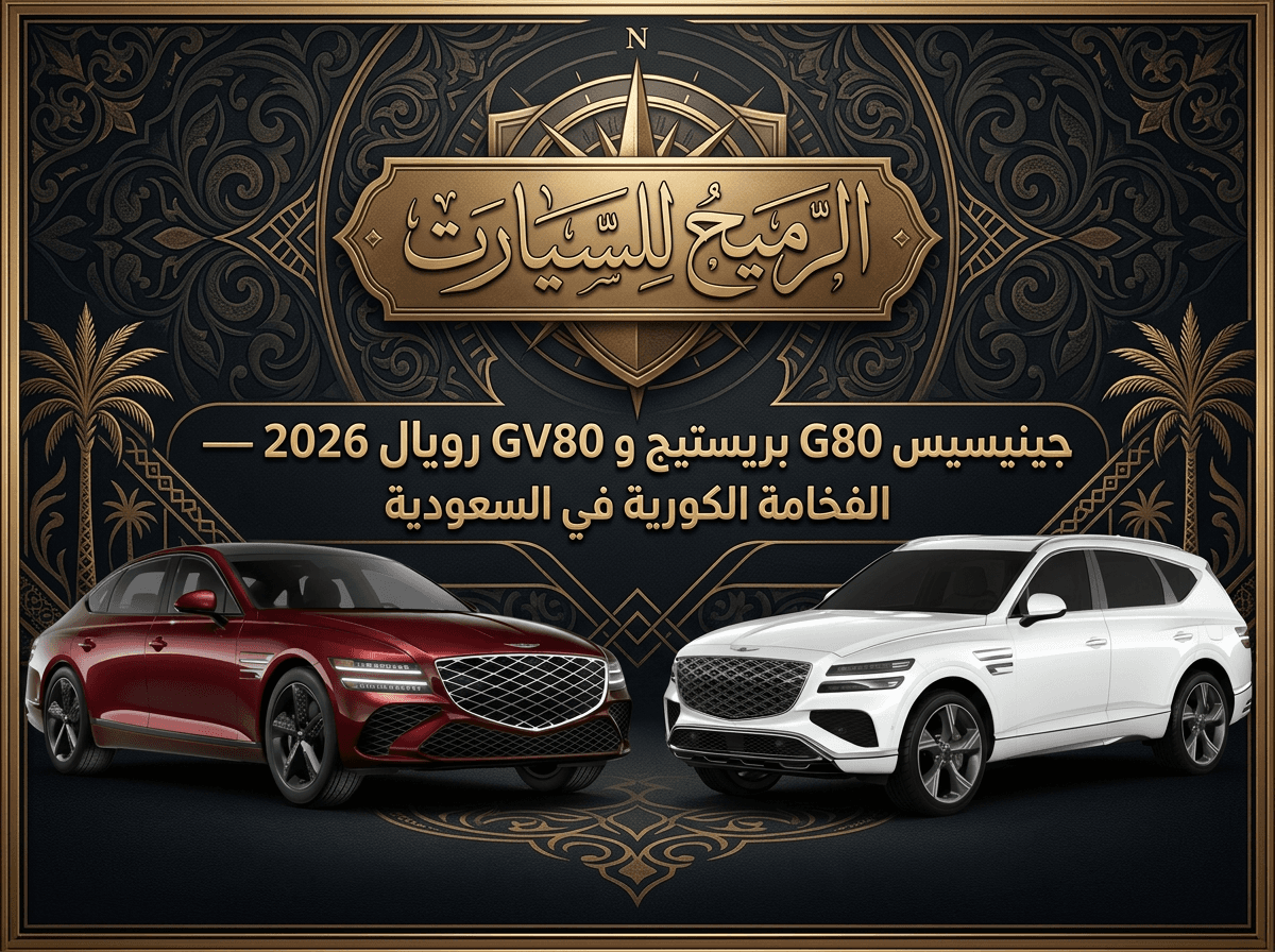 Genesis G80 Prestige & GV80 Royal 2026 in Saudi Arabia — Korean Luxury Challenges the Germans