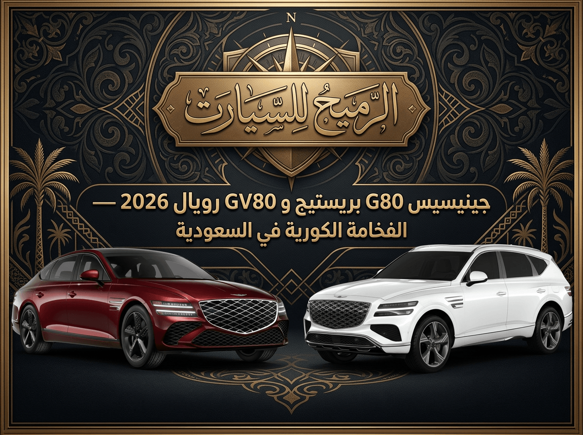 Genesis G80 Prestige & GV80 Royal 2026 in Saudi Arabia — Korean Luxury Challenges the Germans