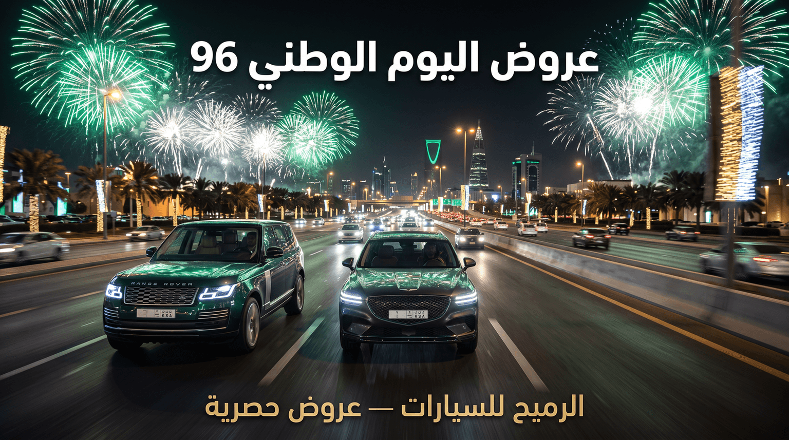 Saudi National Day 96 Car Offers 2026 — AlRomaih Cars | Exclusive Deals