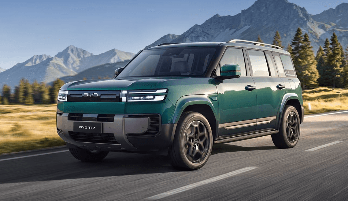 BYD Ti7: Premium & Design Luxury in an Upcoming Hybrid SUV That Challenges the Defender