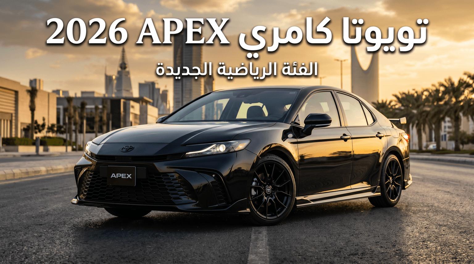 Toyota Camry APEX 2026: The New Sporty Trim Replacing TRD in Saudi Arabia